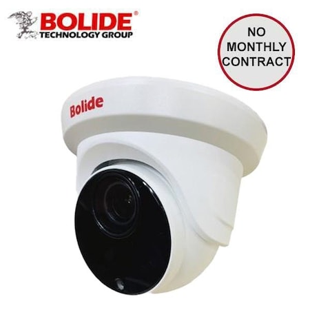 H.265 5MP 2.8-12mm Motorized Lens Varifocal IP67 IR Eyeball Camera, POE, 12VDC, BNC Output, SD Card